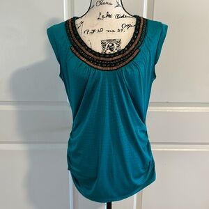 Side ruched tank top